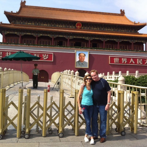 Gary and Cindy in China